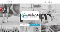 Desktop Screenshot of castlerockfootandankle.com